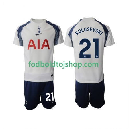 Tottenham Hotspur Kulusevski 21 Børn Hjemme Fodboldsæt 2025-26 S/S (+ Korte bukser)